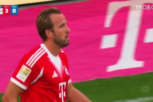 拜仁3-0领先汉堡！格纳布里造点凯恩主罚点球破门！