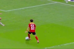 滕帅进球，南京队1-0领先